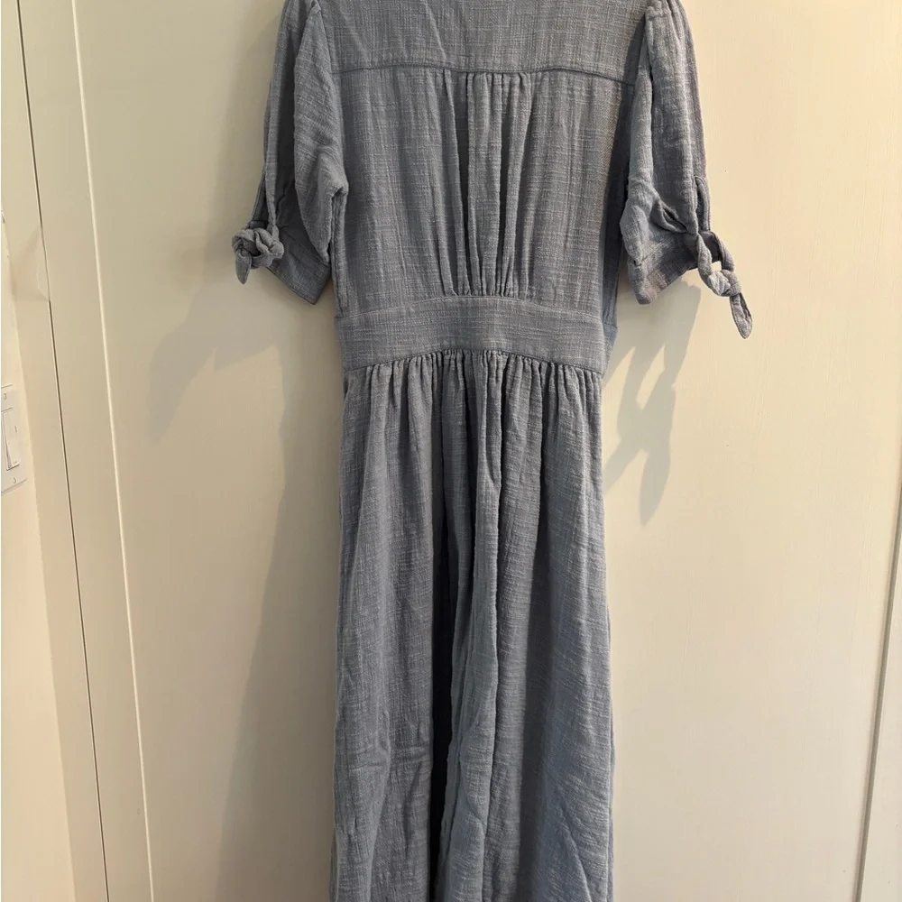 Free People Blue Midi dress